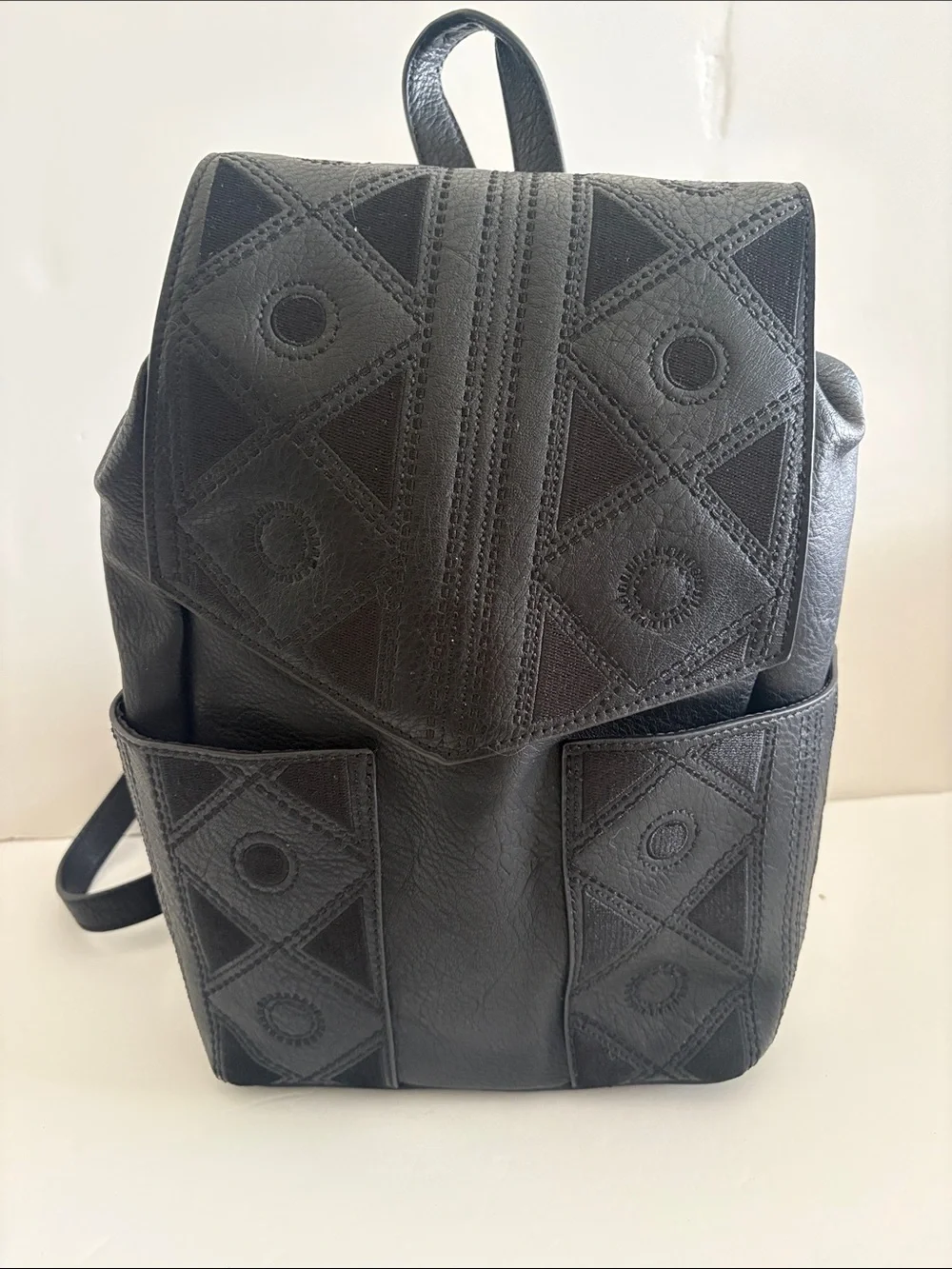 NWT I.N.C International Concept Women’s Embroidered Faux Leather Backpack
